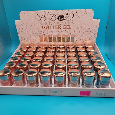 BB&W 48pcs Glitter Gel