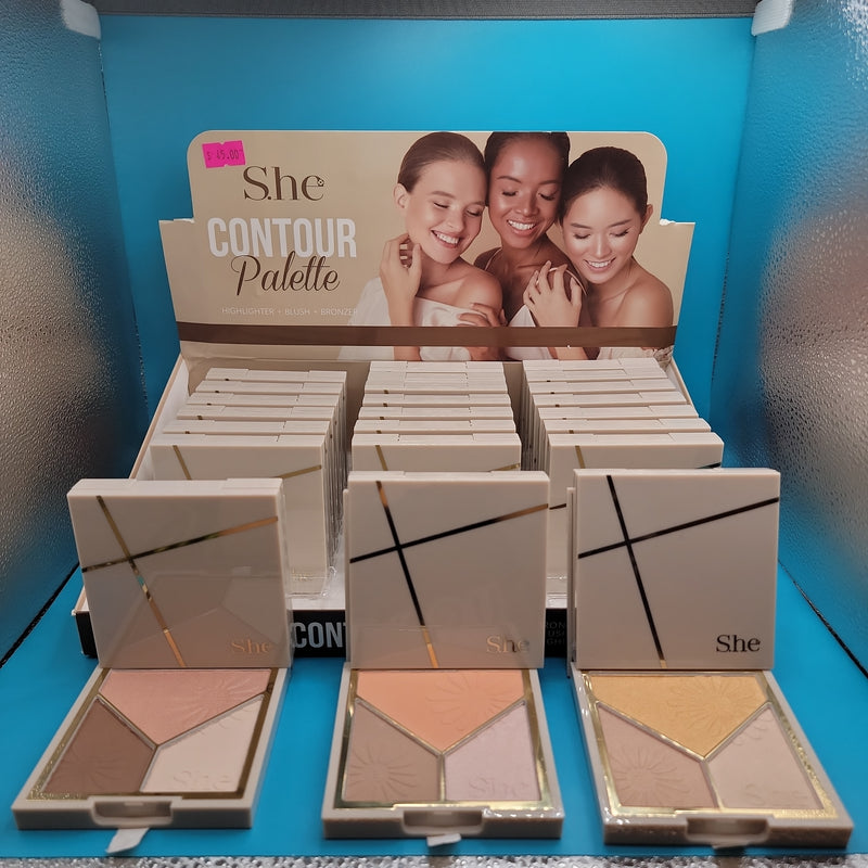 She 27pcs and 3 Tester  Contour Palette