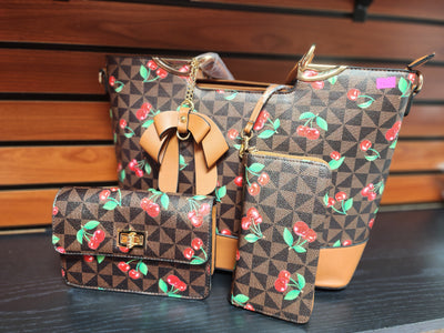 Cherry Designs Fashion Bag 3pcs