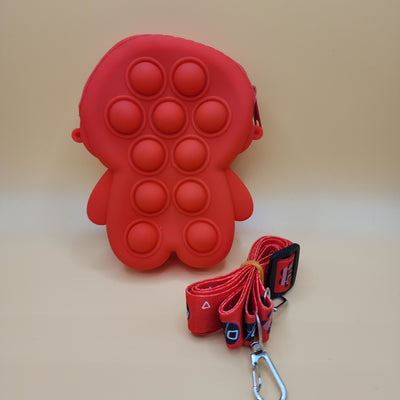 Red Mini Crossbody Pop it